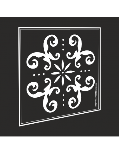 Dekoratif Duvar Baskısı Damask-6 Desen 85*85
