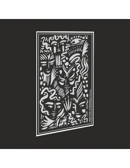 Dekoratif Duvar Baskısı Karma Desen 50*70