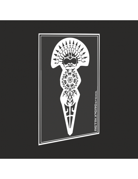 Dekoratif Duvar Baskısı Kabile-3 Desen 50*70