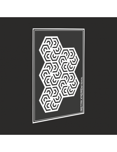 Dekoratif Duvar Baskısı Ardışık Desen 50*70