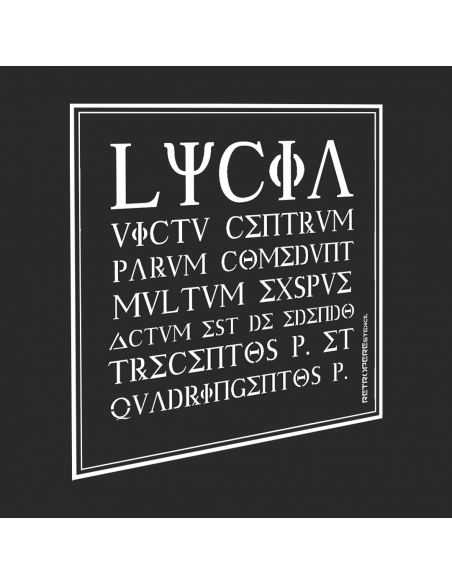 Dekoratif Duvar Baskısı Latince Harfler 85*85
