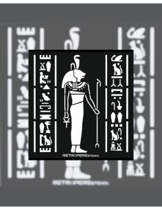 Dekoratif Duvar Baskısı Otantik Mısır Kadın Figür Desen...