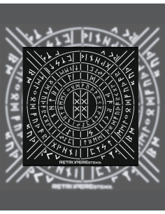 Dekoratif Duvar Baskısı Viking Sembol Desen 85*85