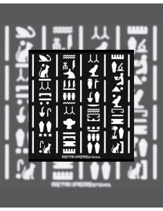 Dekoratif Duvar Baskısı Antik Mısır Figür Desen 85*85