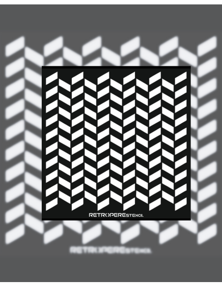 Dekoratif Duvar Baskısı Balık Kılçık Desen 85*85