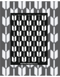 Dekoratif Duvar Baskısı Geometrik Desen 50*70